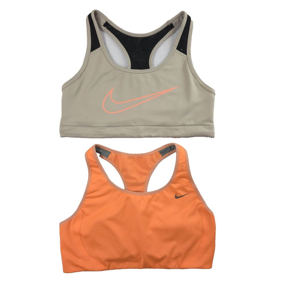 Nike Dri Fit Sports Bra M Lot of 2 Athletic Athleisure Yoga Pilates